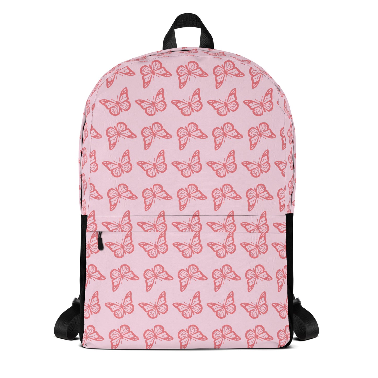 All-Over Print Pink Butterfly Backpack
