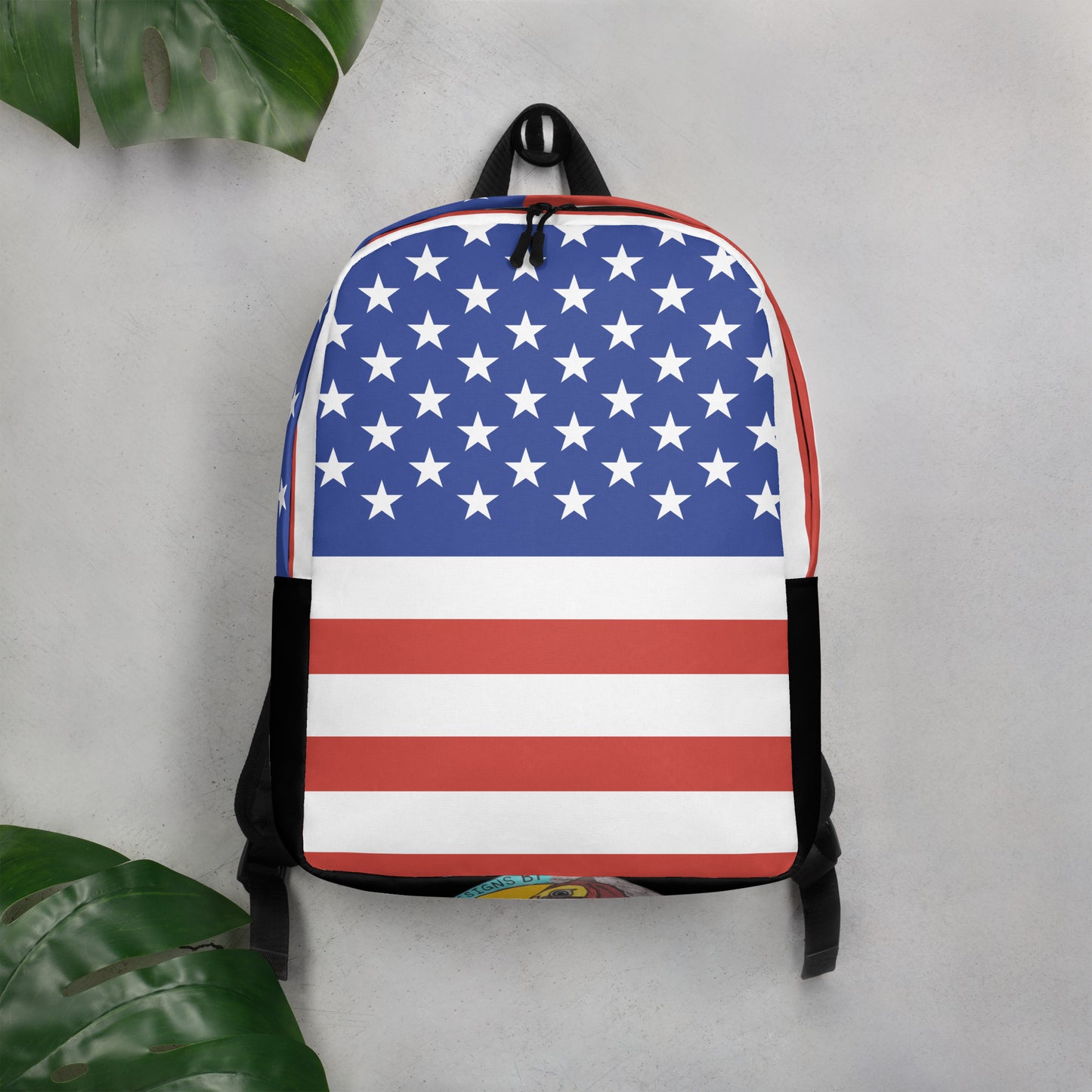 American Flag Minimalist Backpack