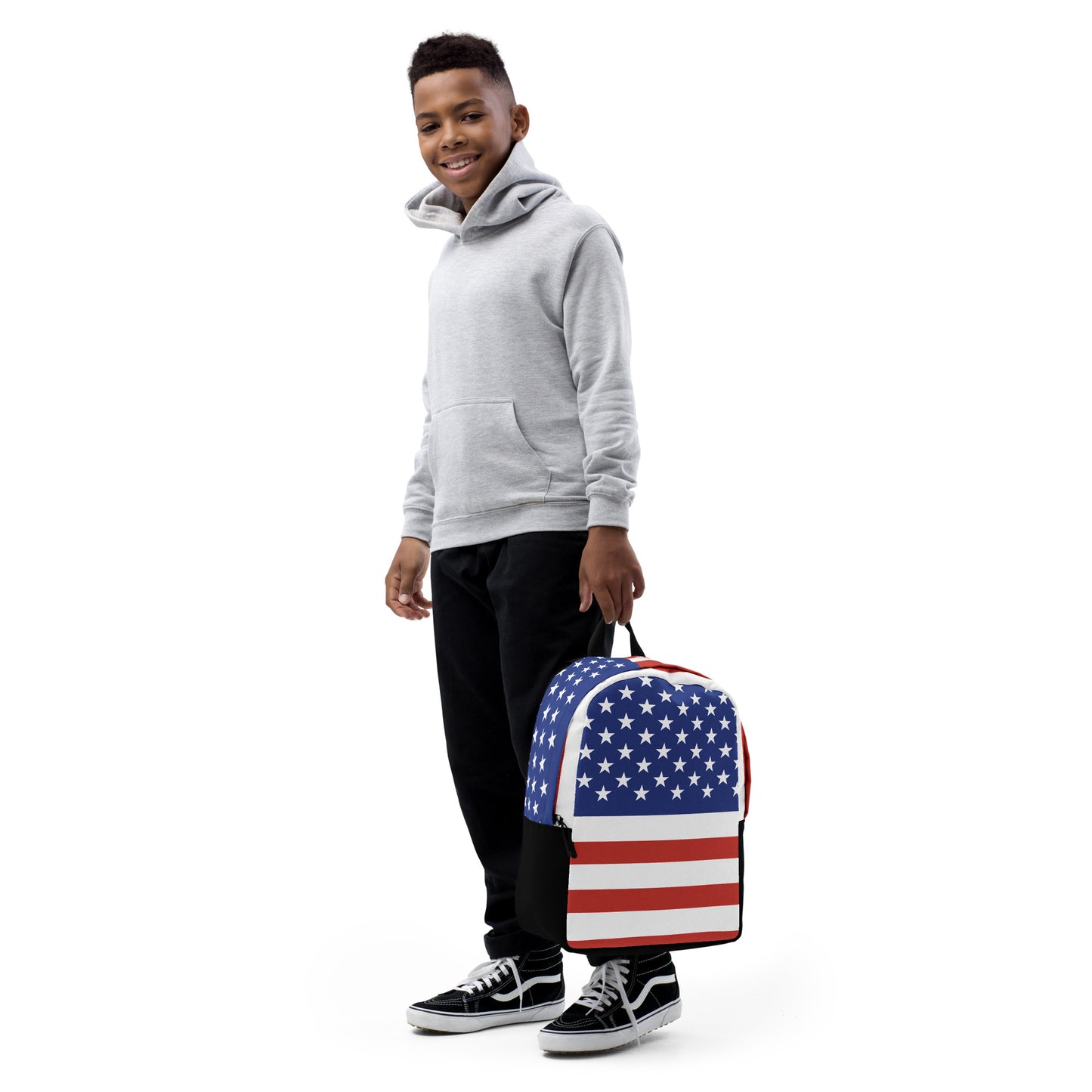 American Flag Minimalist Backpack