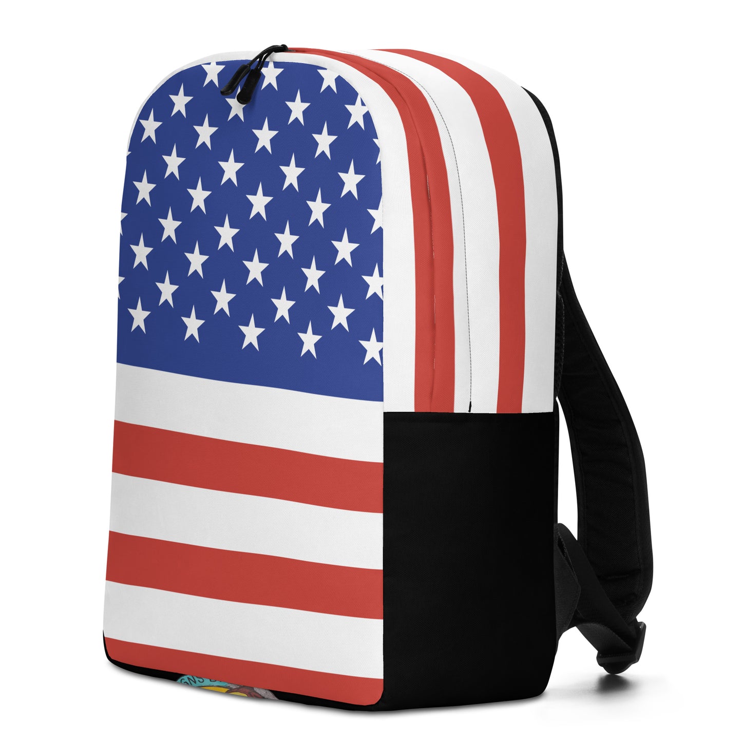 American Flag Minimalist Backpack