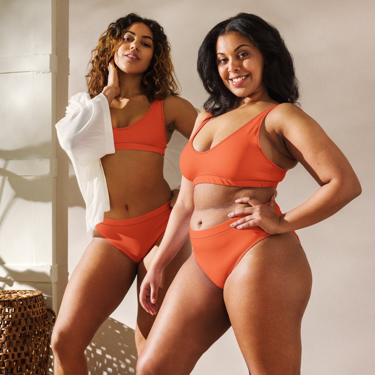 Outrageous orange 2 piece bikini