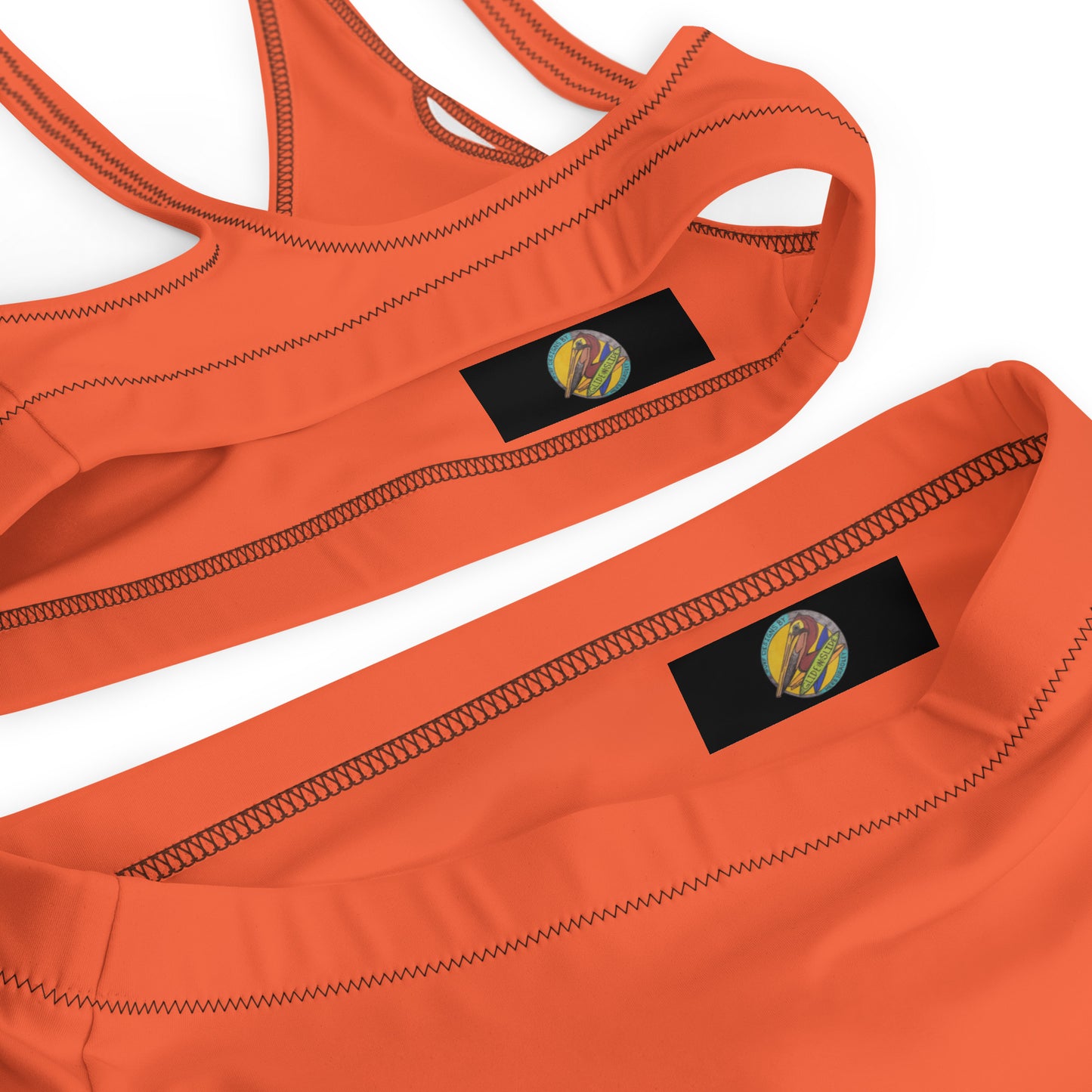 Outrageous orange 2 piece bikini