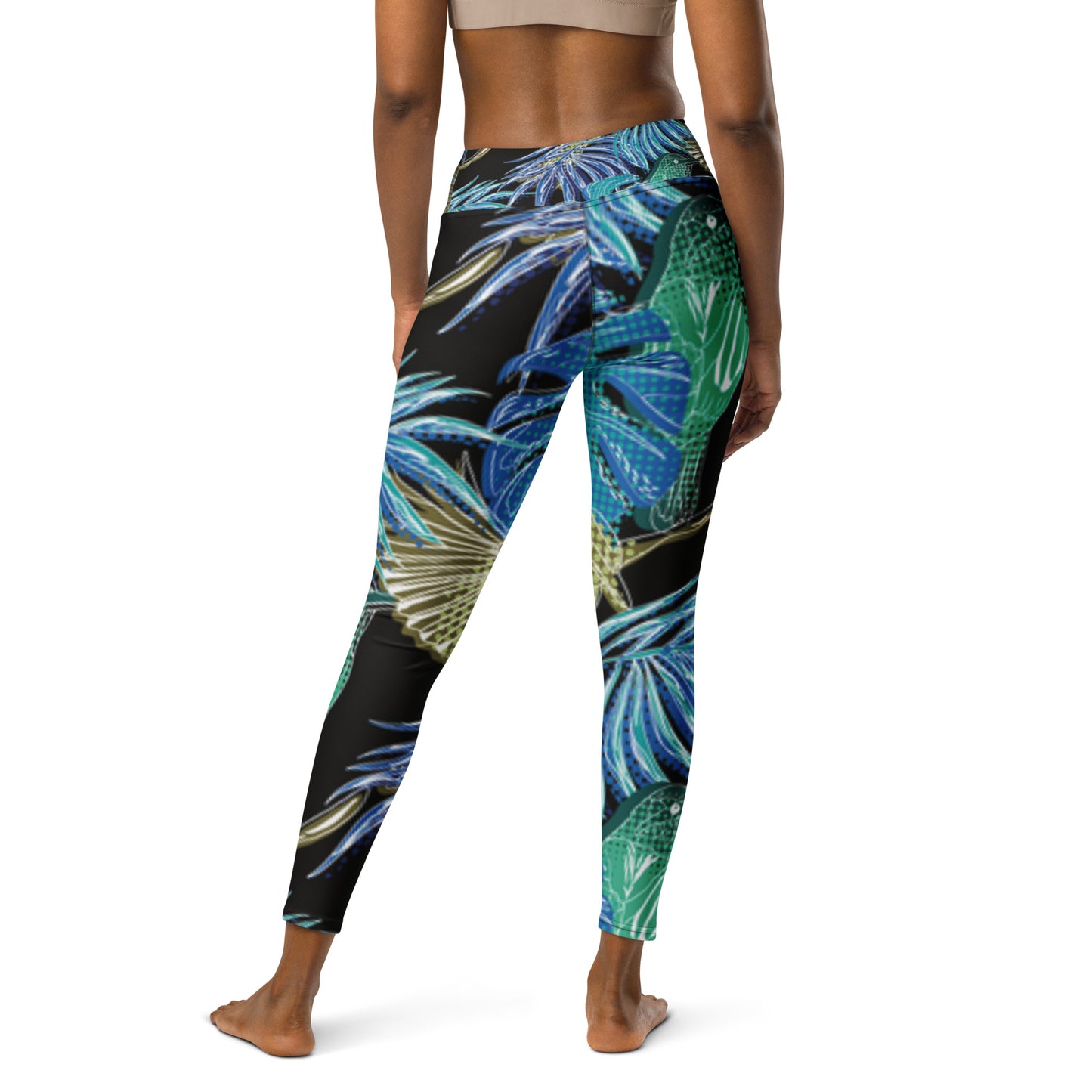 Birds in paradise Yoga Leggings