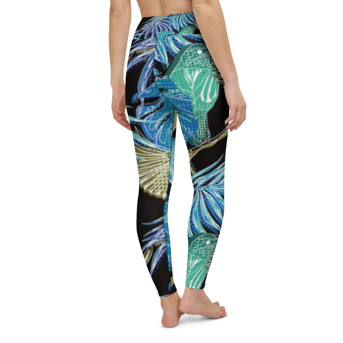 Birds in paradise Yoga Leggings