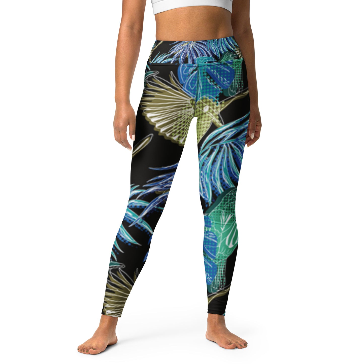Birds in paradise Yoga Leggings
