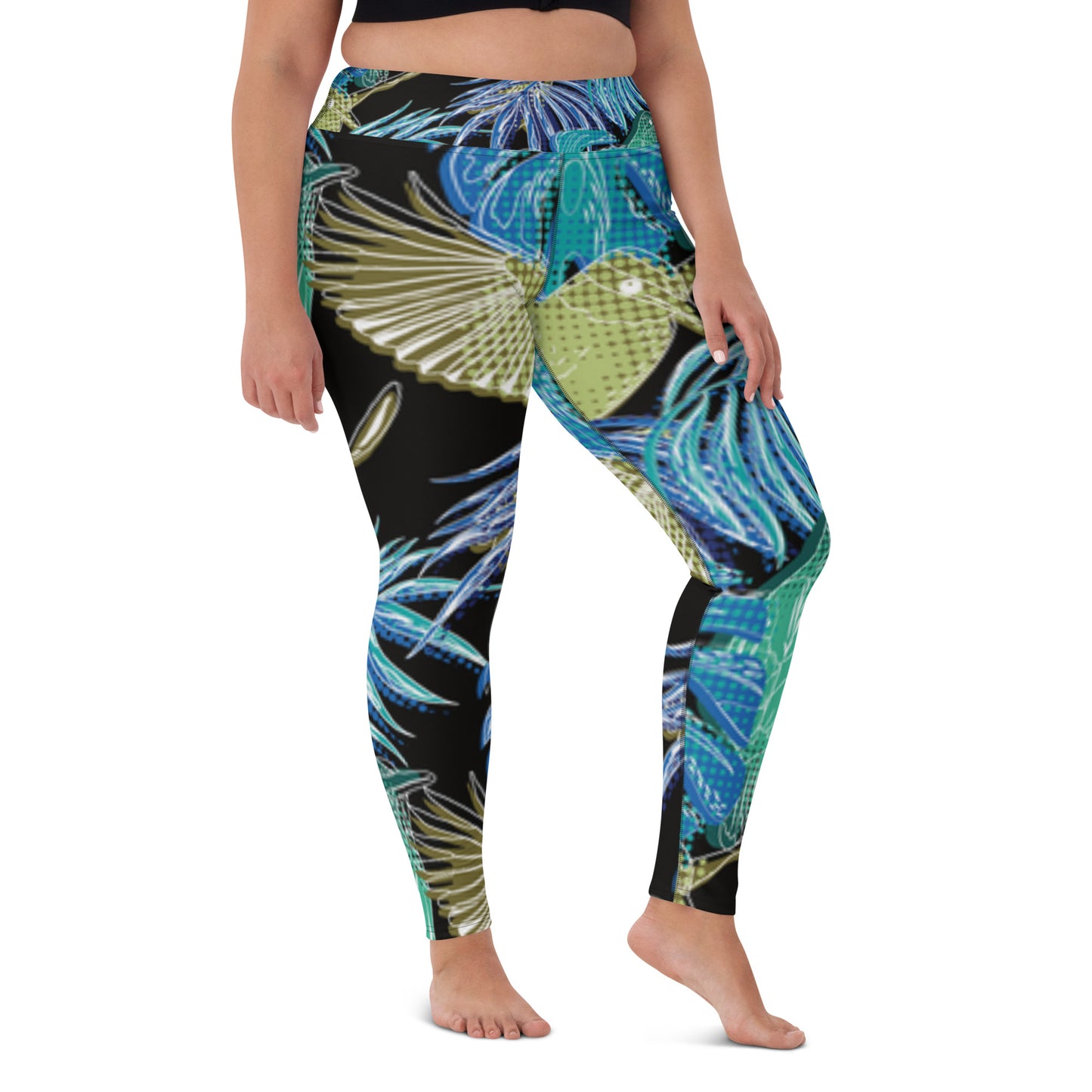 Birds in paradise Yoga Leggings