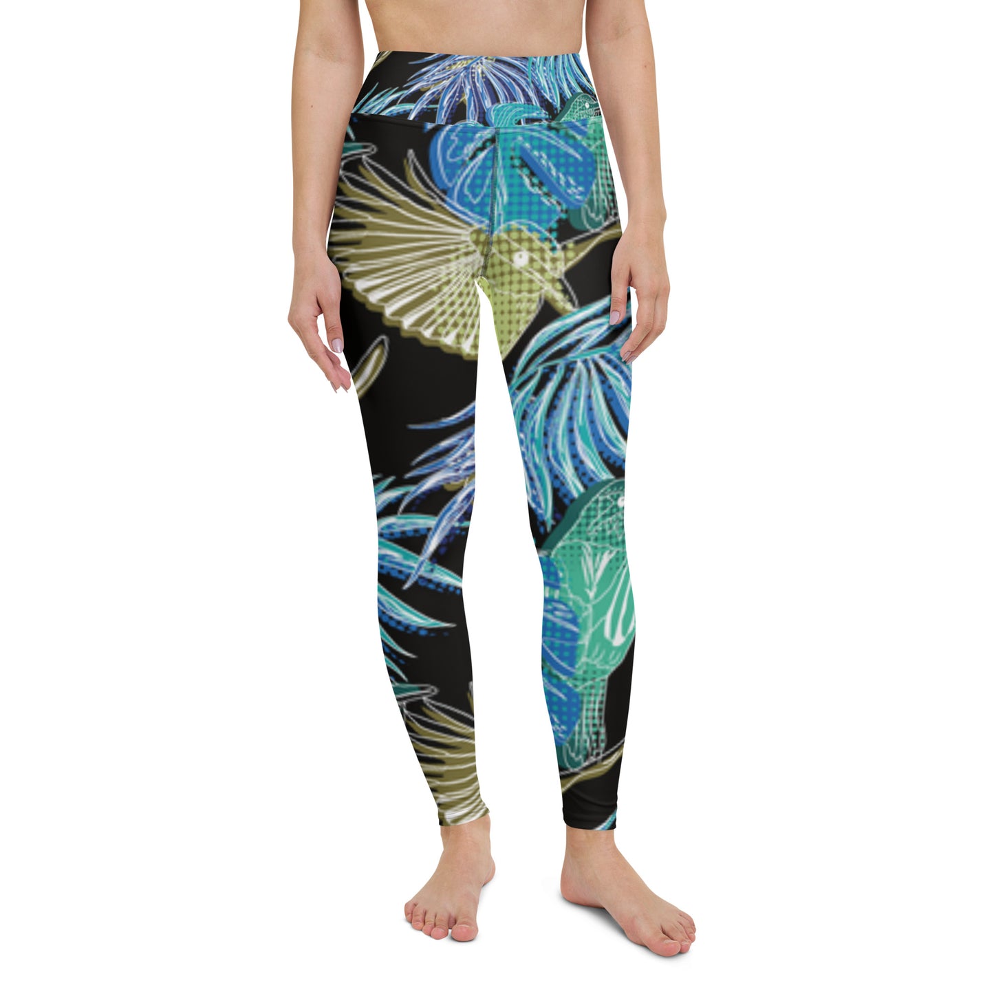 Birds in paradise Yoga Leggings