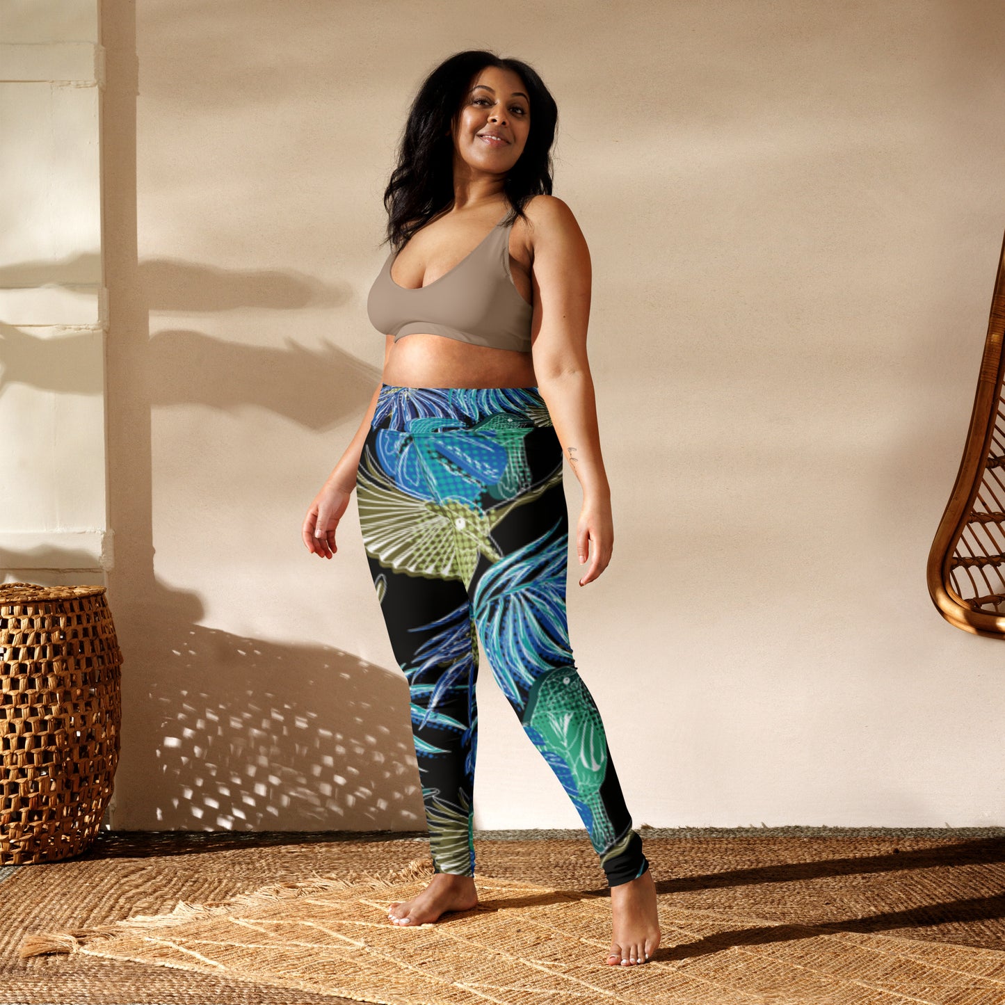 Birds in paradise Yoga Leggings