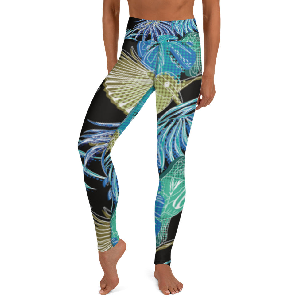 Birds in paradise Yoga Leggings