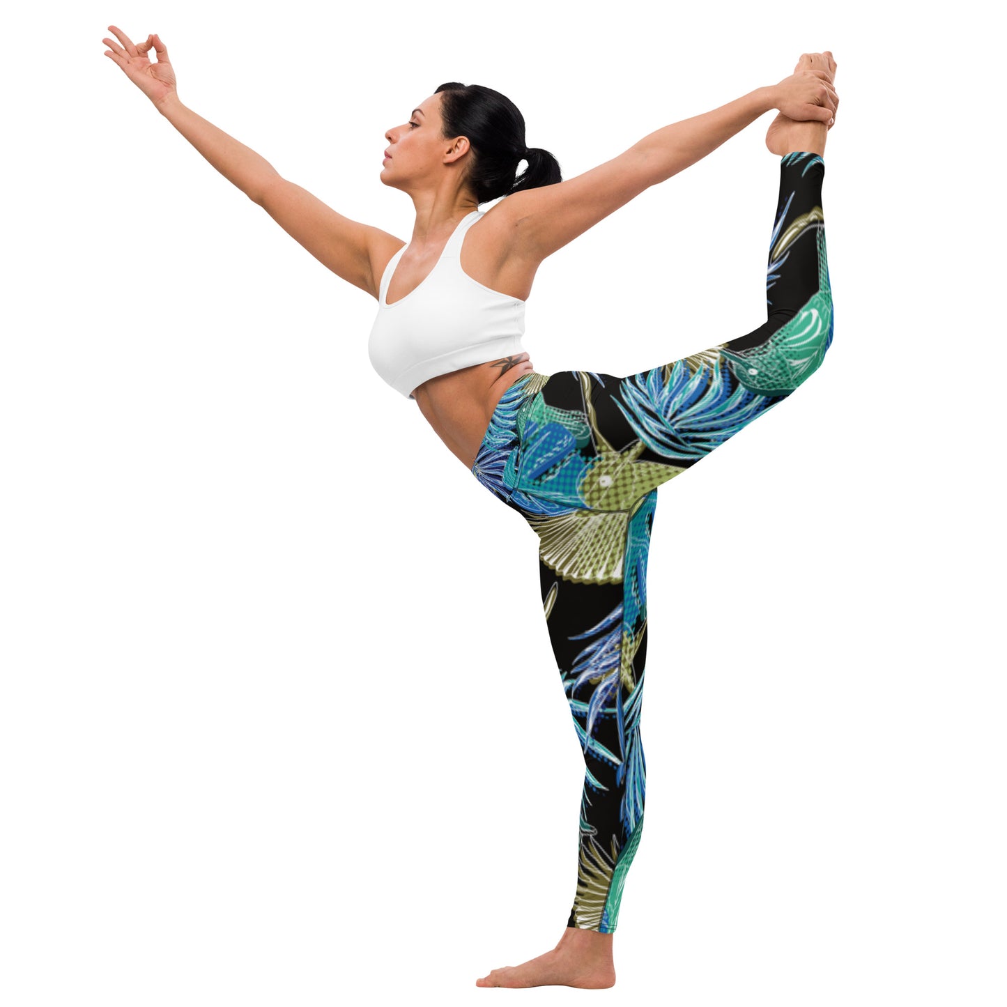 Birds in paradise Yoga Leggings