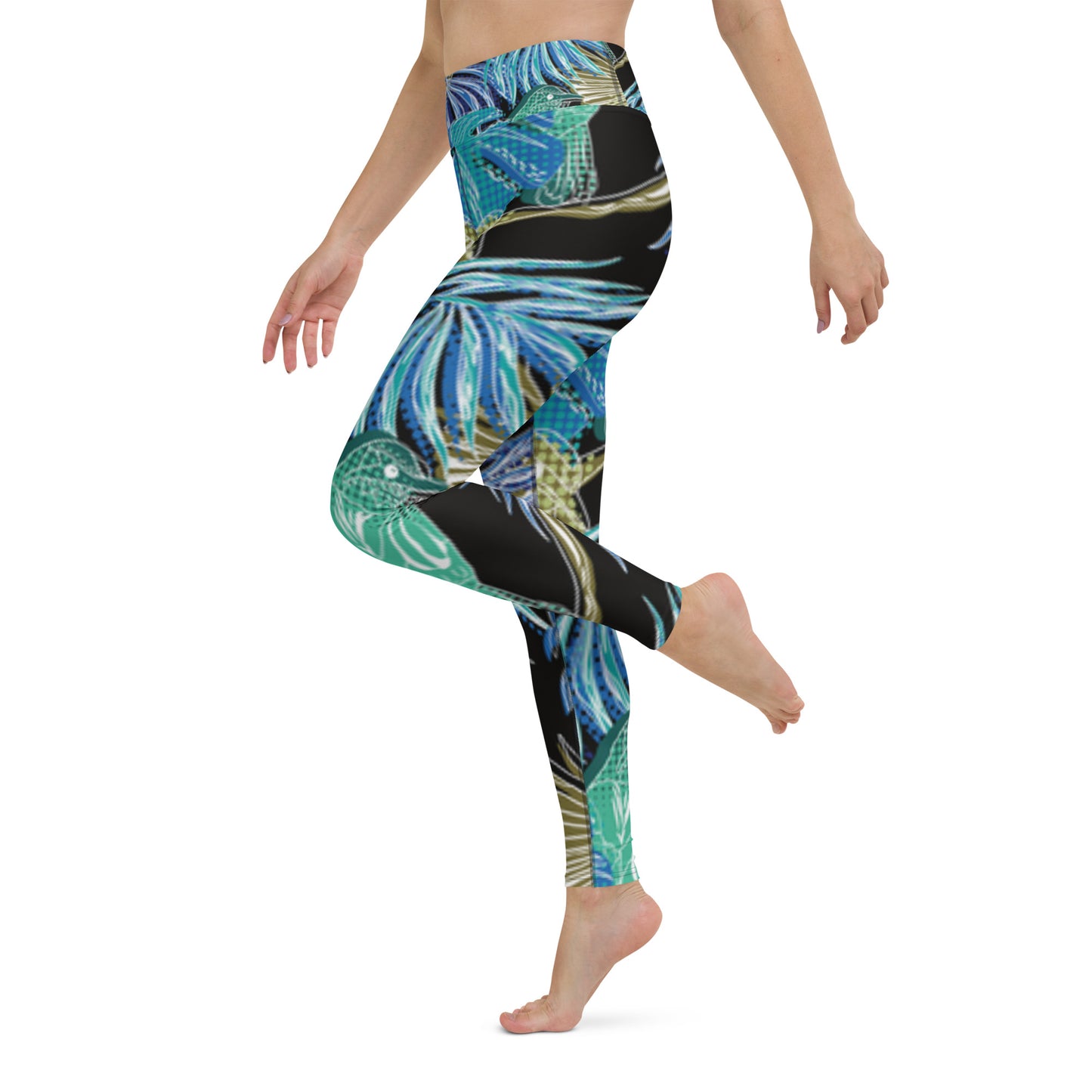Birds in paradise Yoga Leggings
