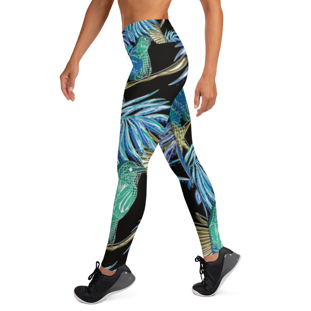 Birds in paradise Yoga Leggings