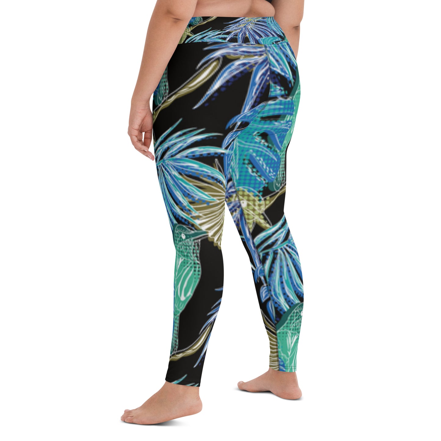 Birds in paradise Yoga Leggings