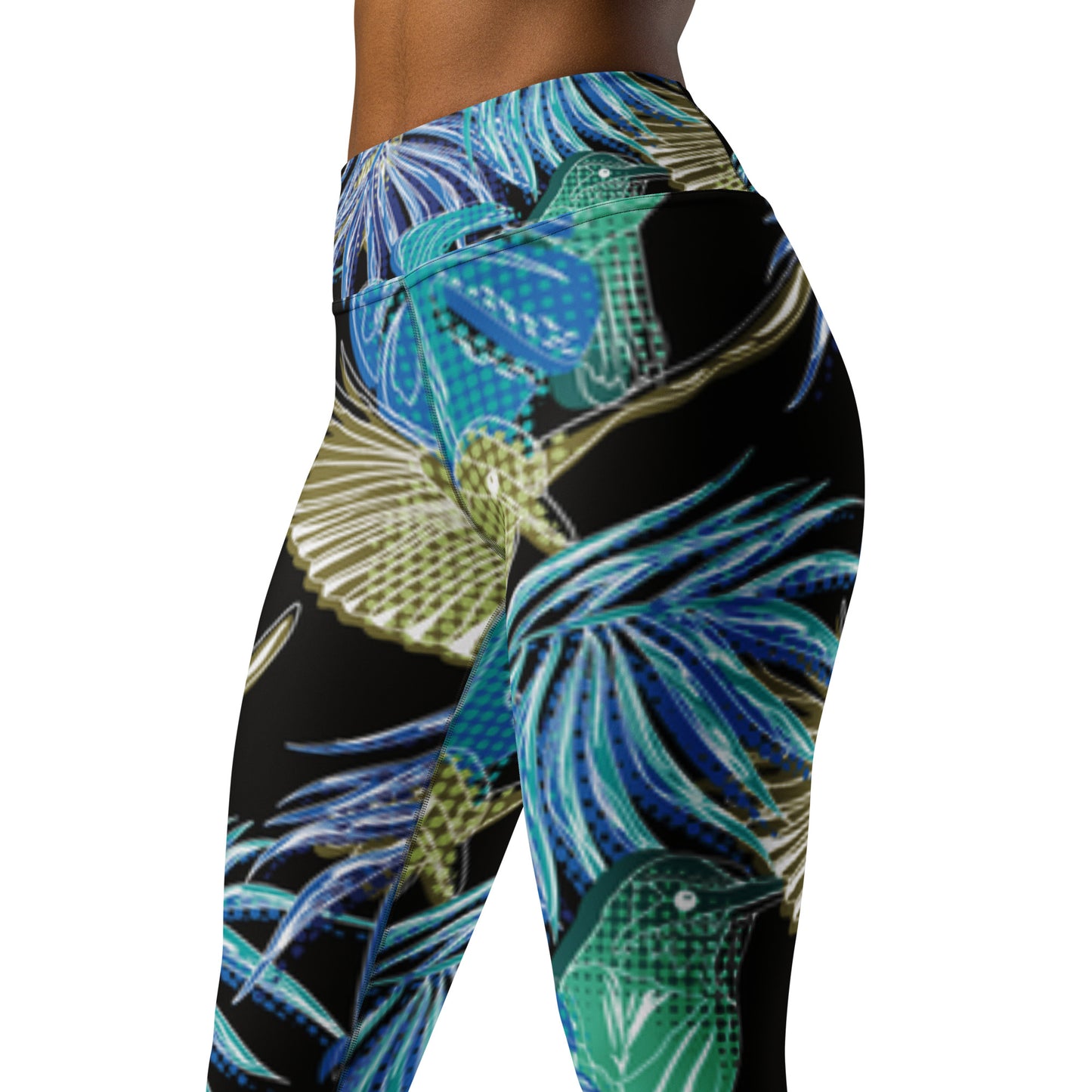Birds in paradise Yoga Leggings