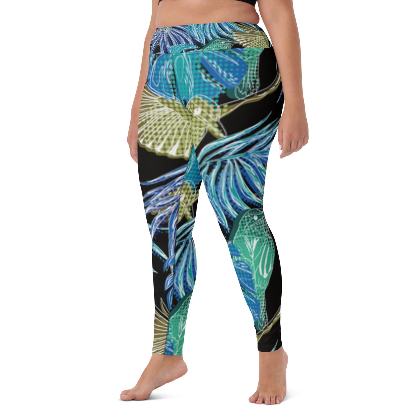 Birds in paradise Yoga Leggings