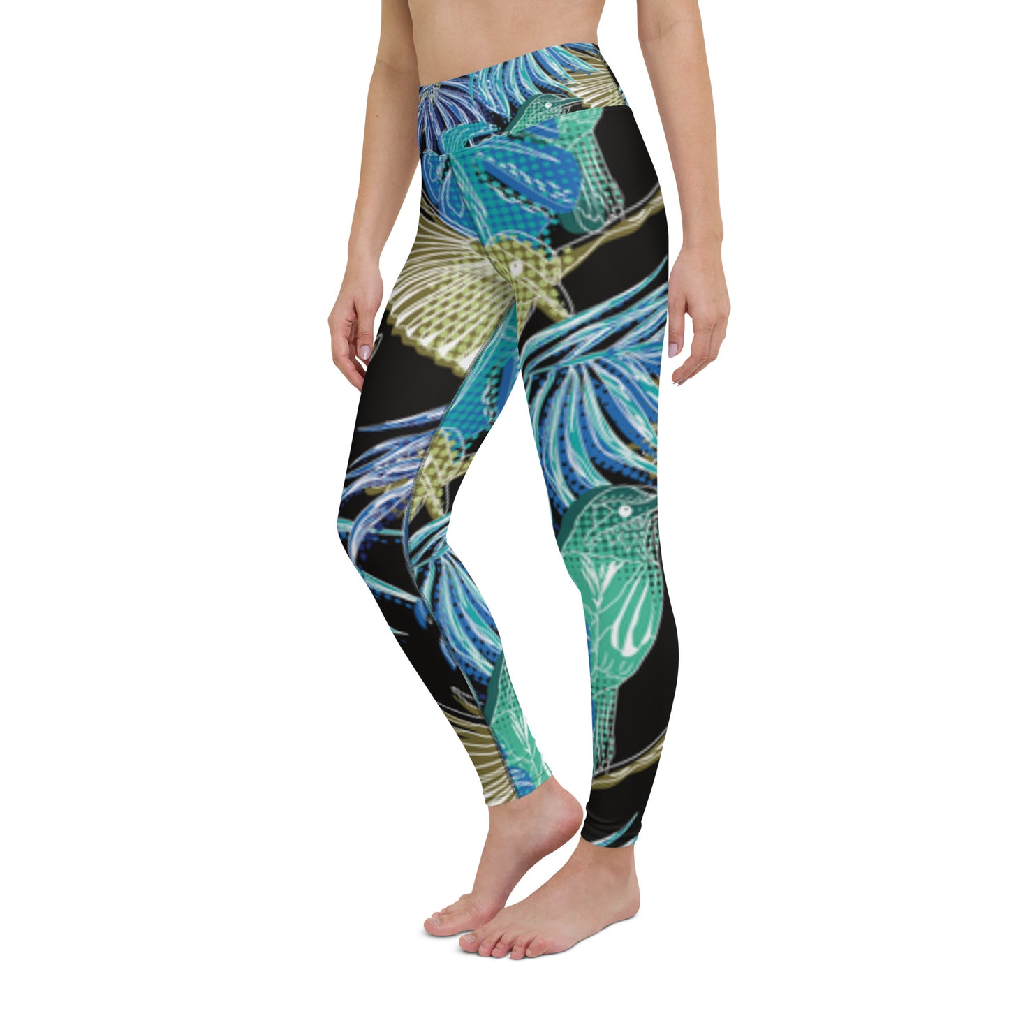 Birds in paradise Yoga Leggings