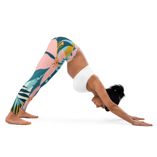 Tropical Yoga Leggings
