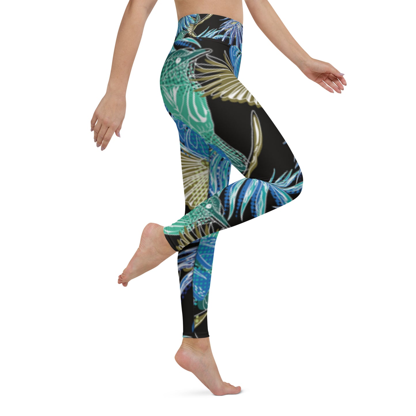 Birds in paradise Yoga Leggings