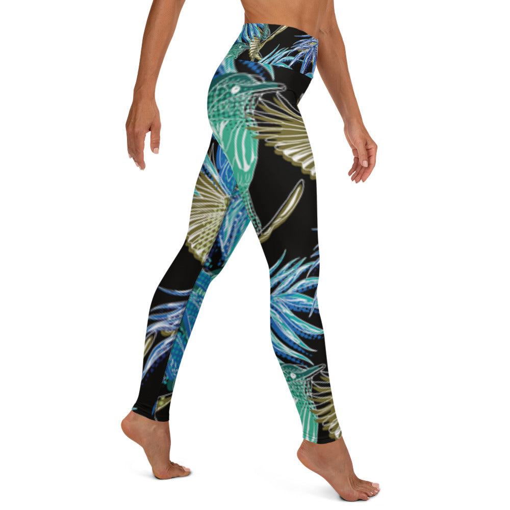 Birds in paradise Yoga Leggings