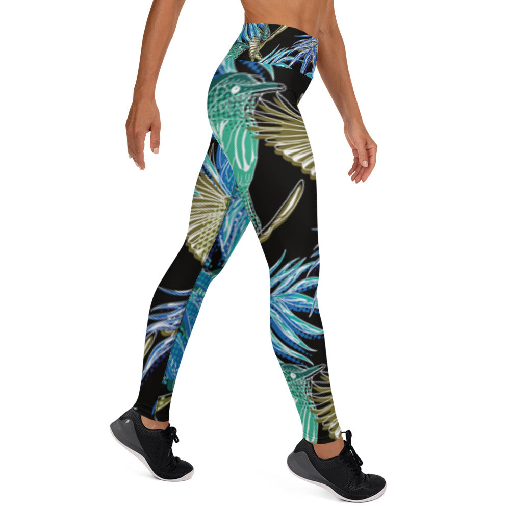 Birds in paradise Yoga Leggings
