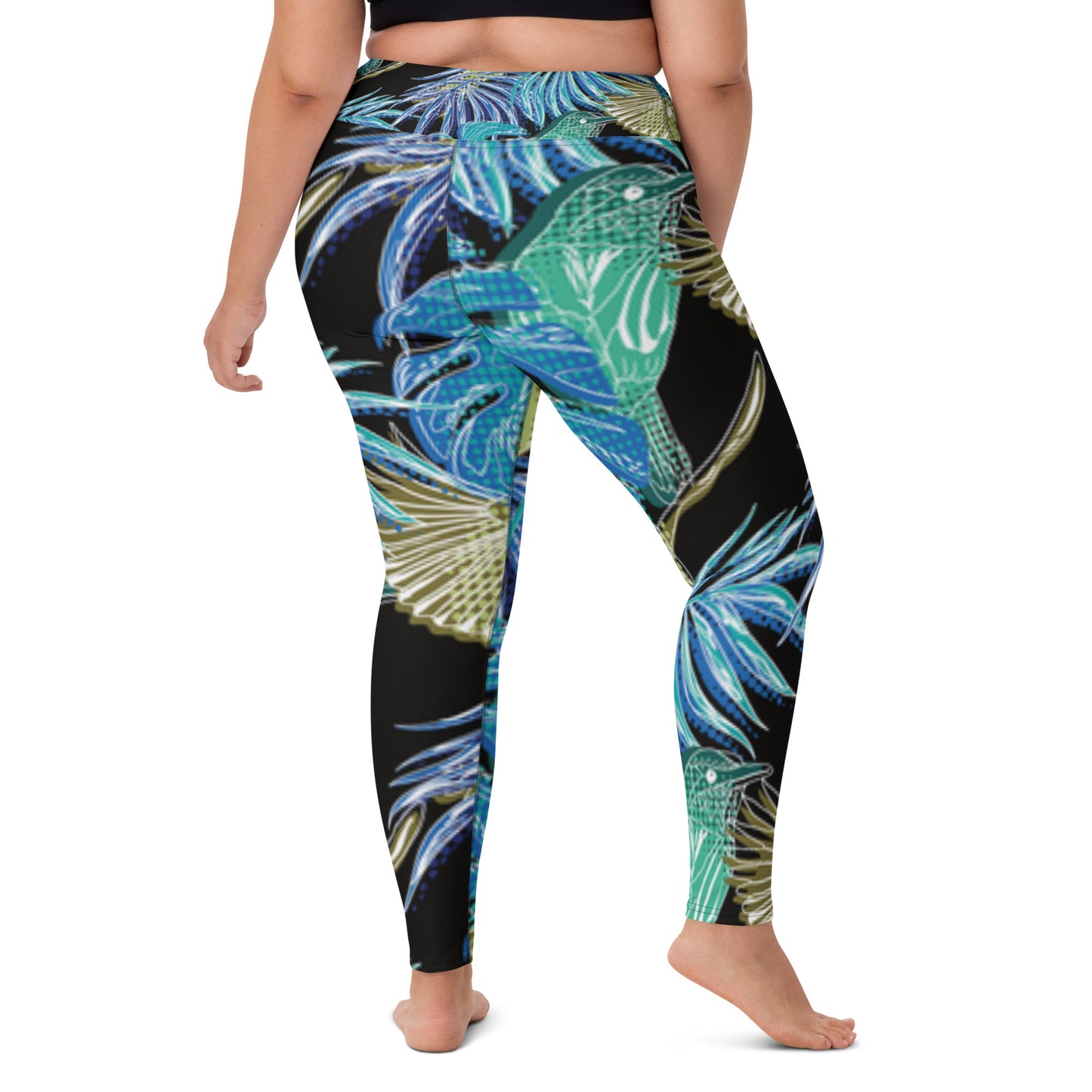 Birds in paradise Yoga Leggings