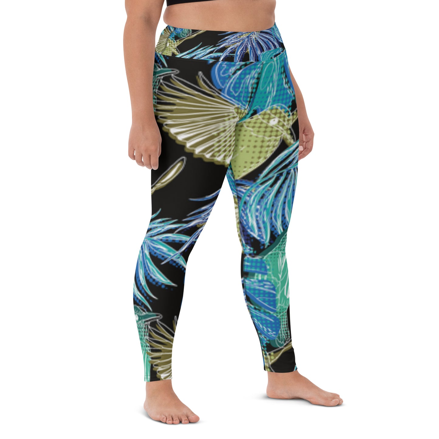 Birds in paradise Yoga Leggings