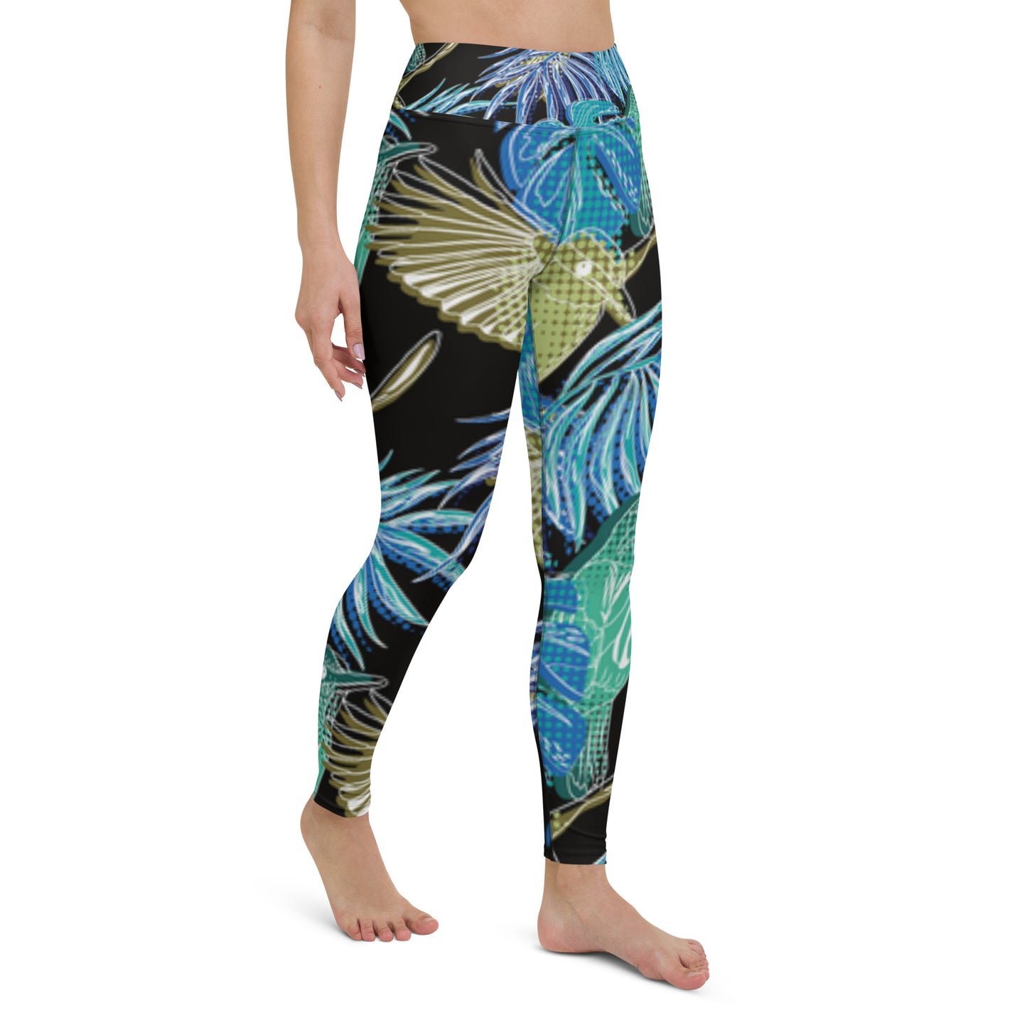 Birds in paradise Yoga Leggings