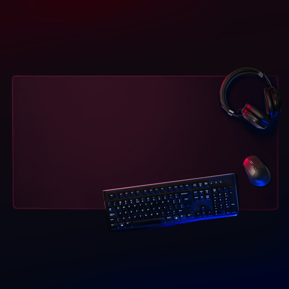 Large Black Gaming Desk Pad