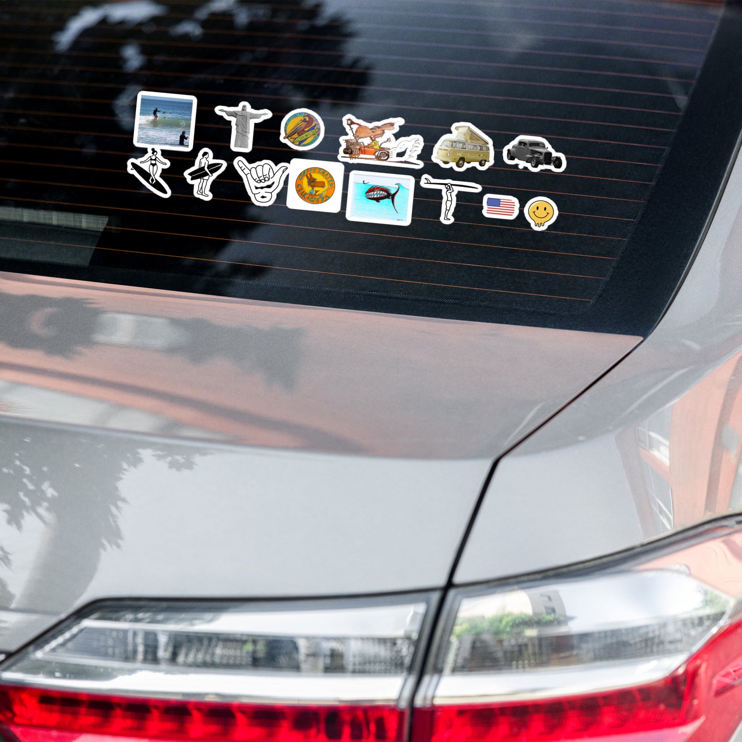 Caffeinated Characters Random Stickers,Bubble-free stickers