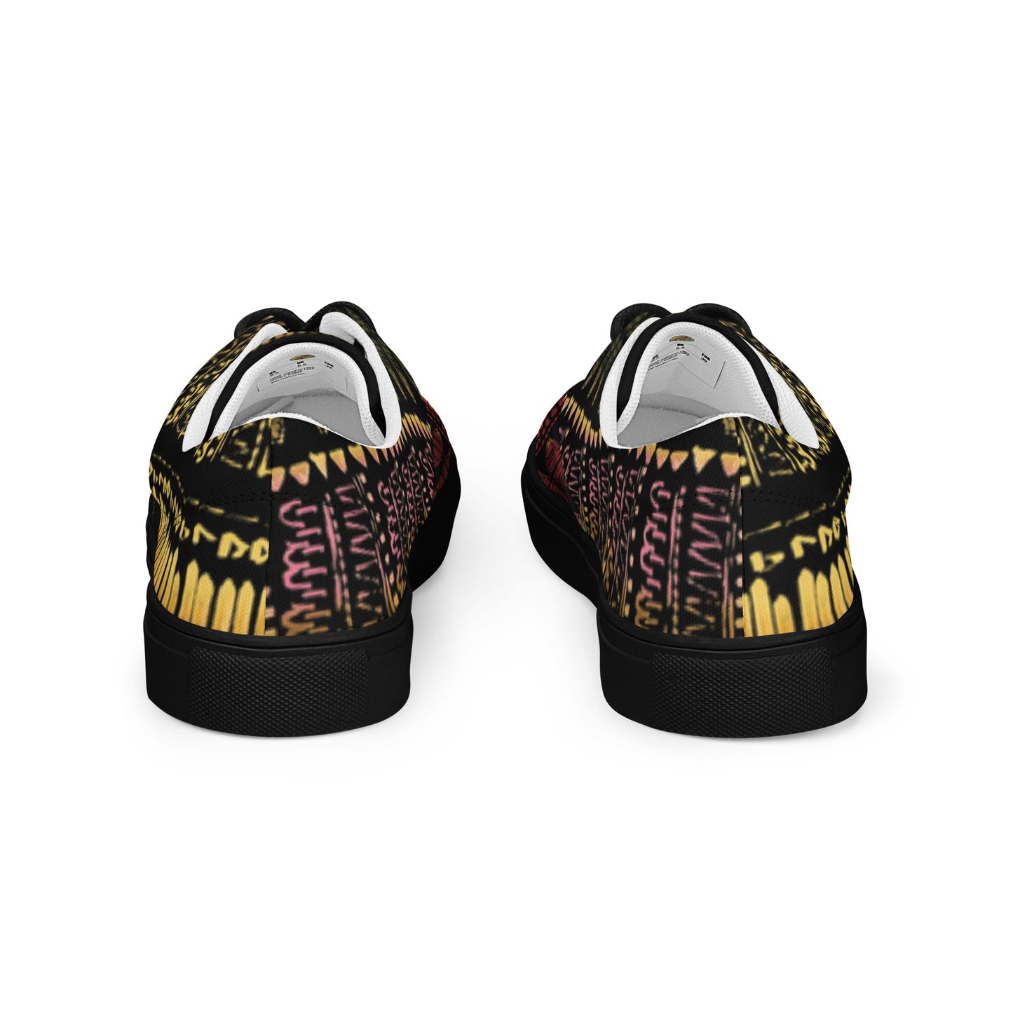 Men’s multicolor lace-up canvas shoes