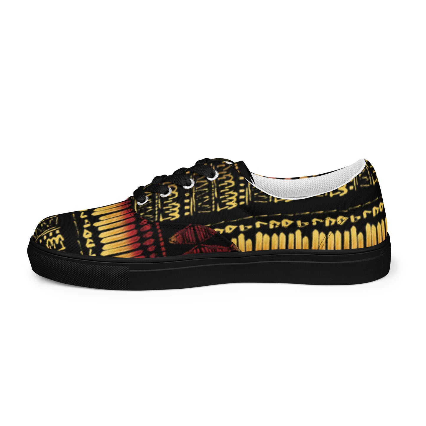 Men’s multicolor lace-up canvas shoes
