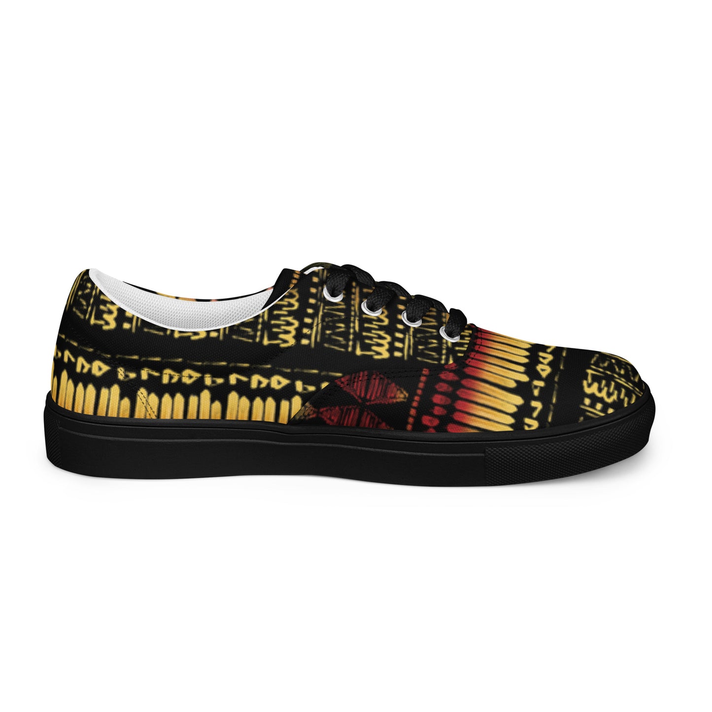 Men’s multicolor lace-up canvas shoes