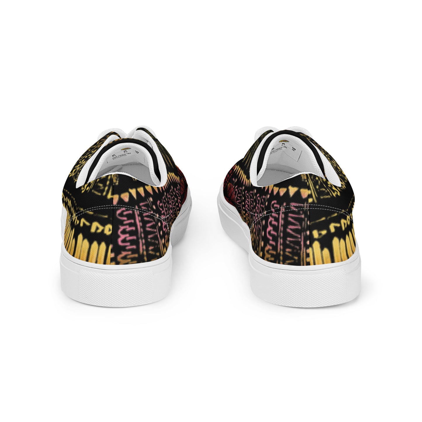 Men’s multicolor lace-up canvas shoes