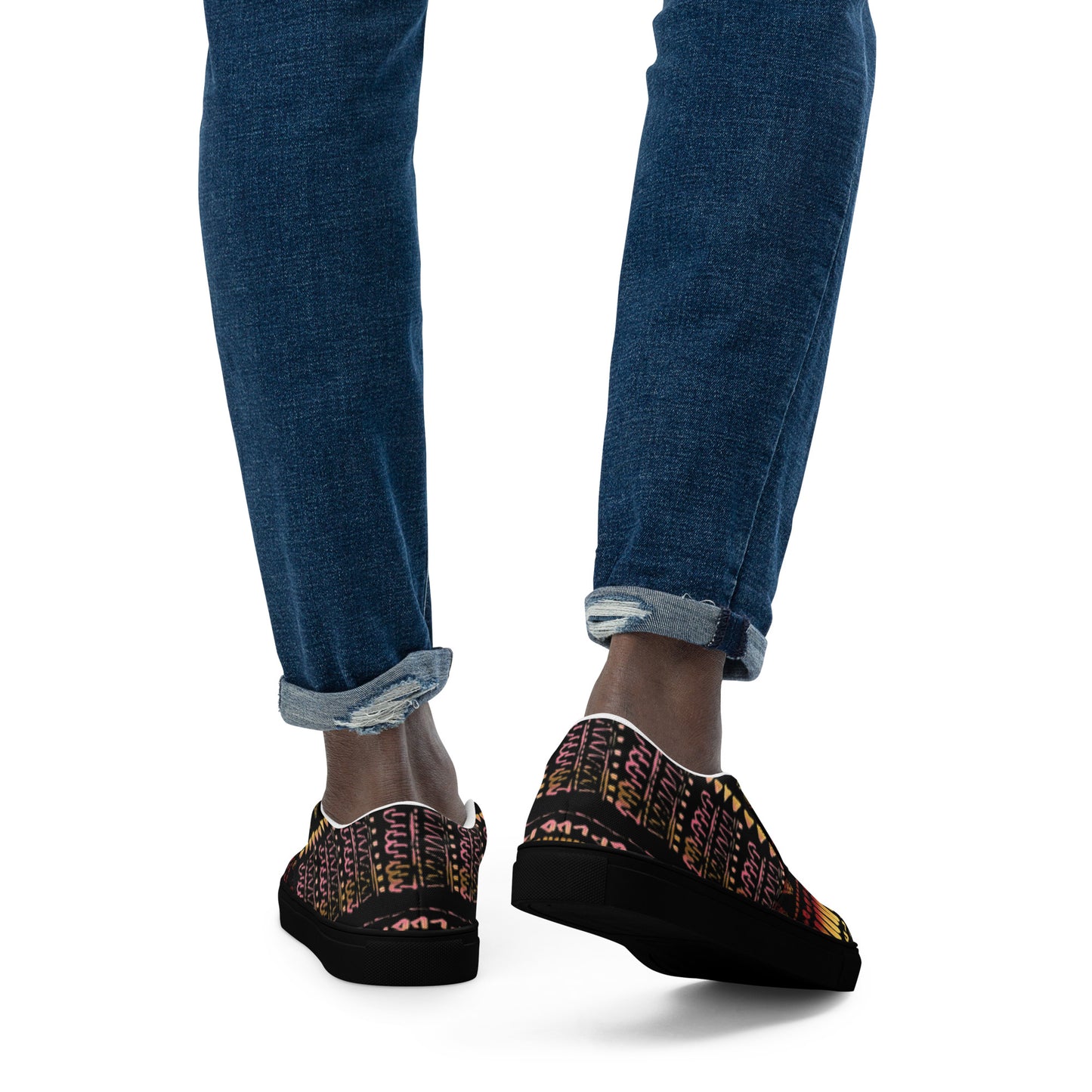 Men’s multi color slip-on canvas shoes
