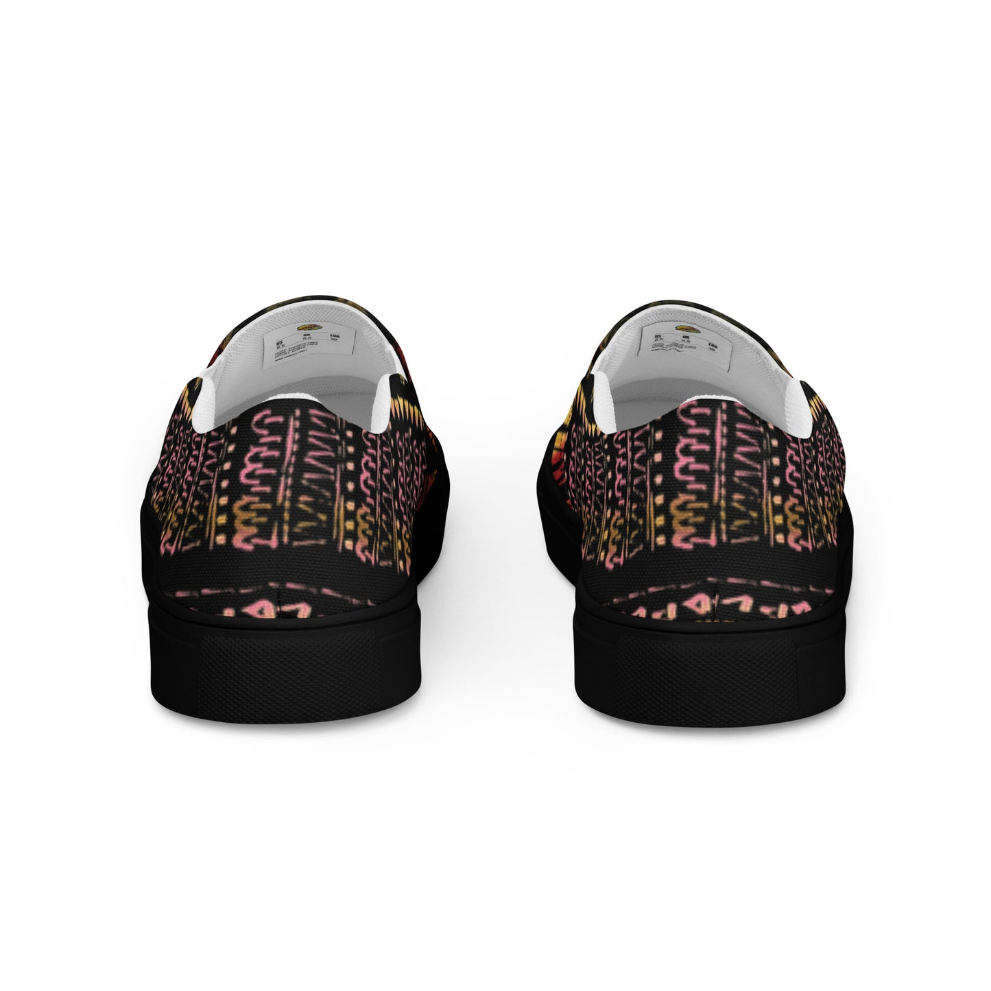 Men’s multi color slip-on canvas shoes