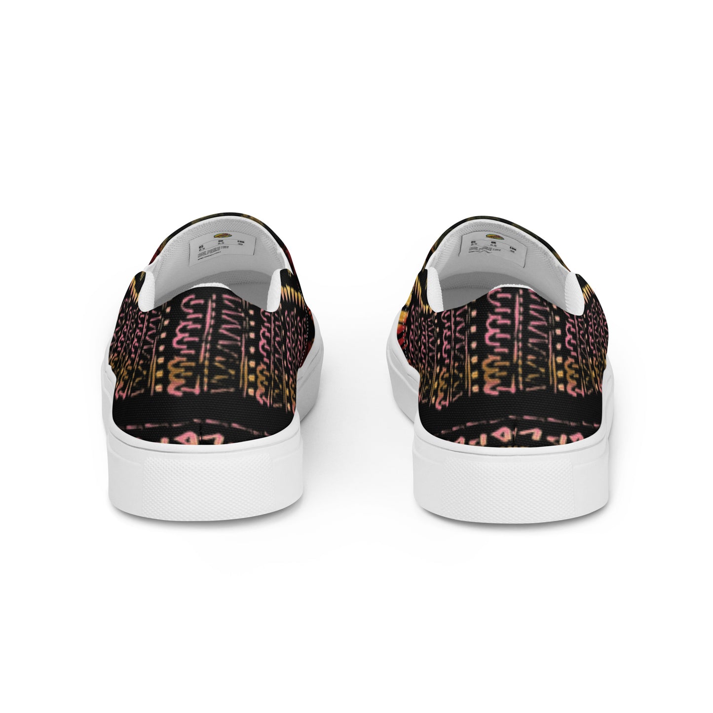 Men’s multi color slip-on canvas shoes
