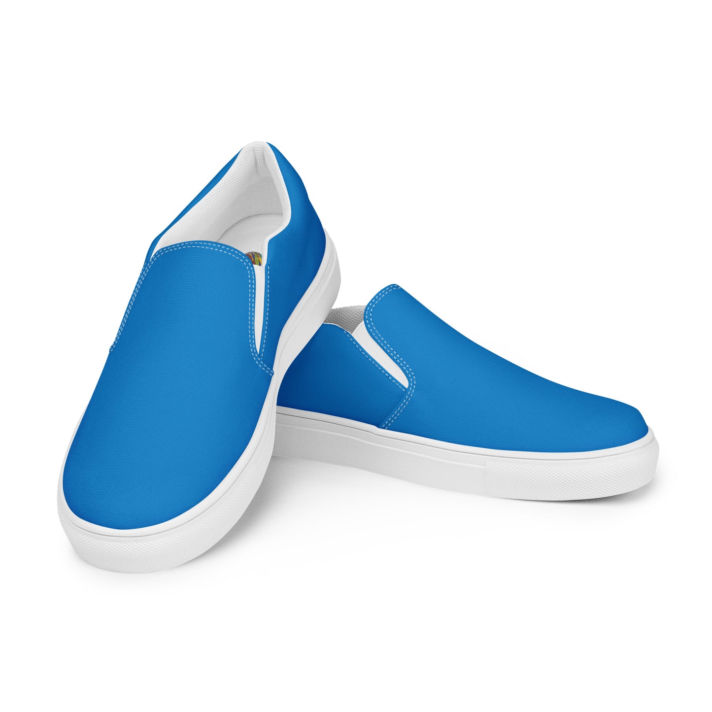 Men’s Blue slip-on canvas shoes
