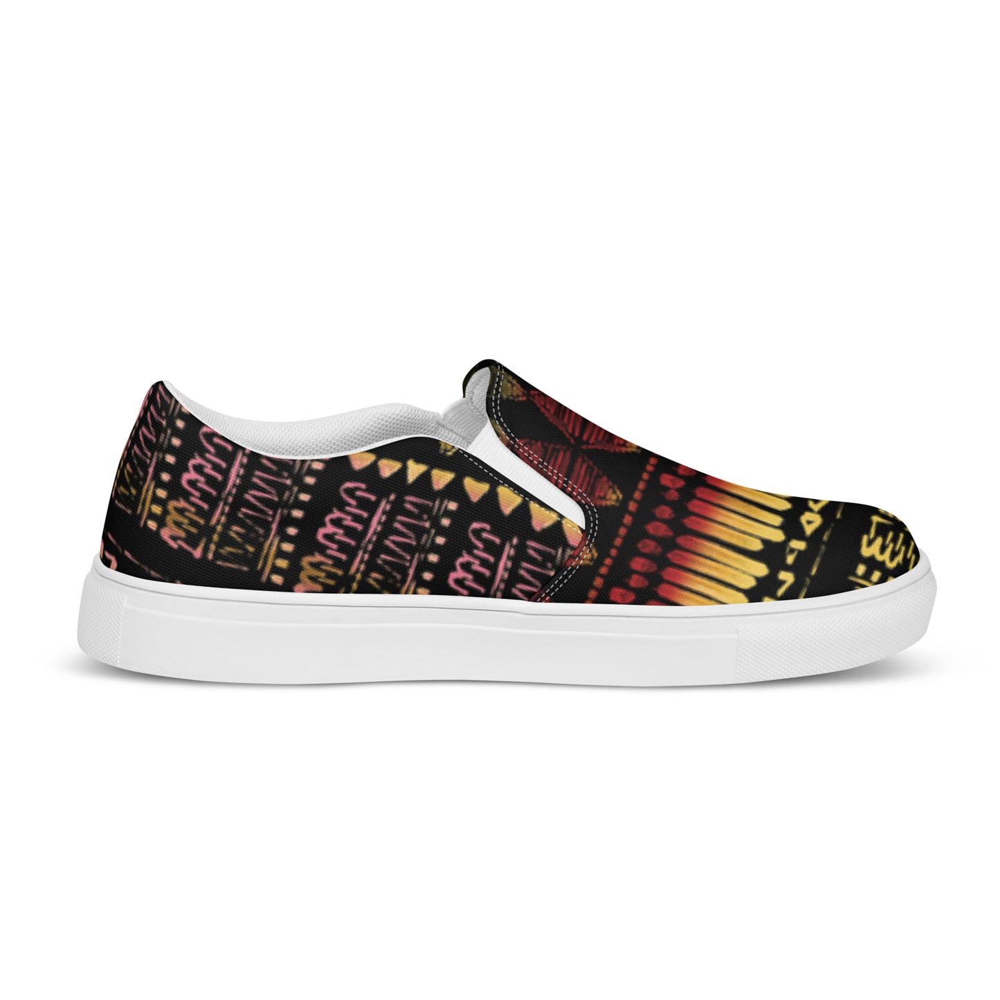Men’s multi color slip-on canvas shoes