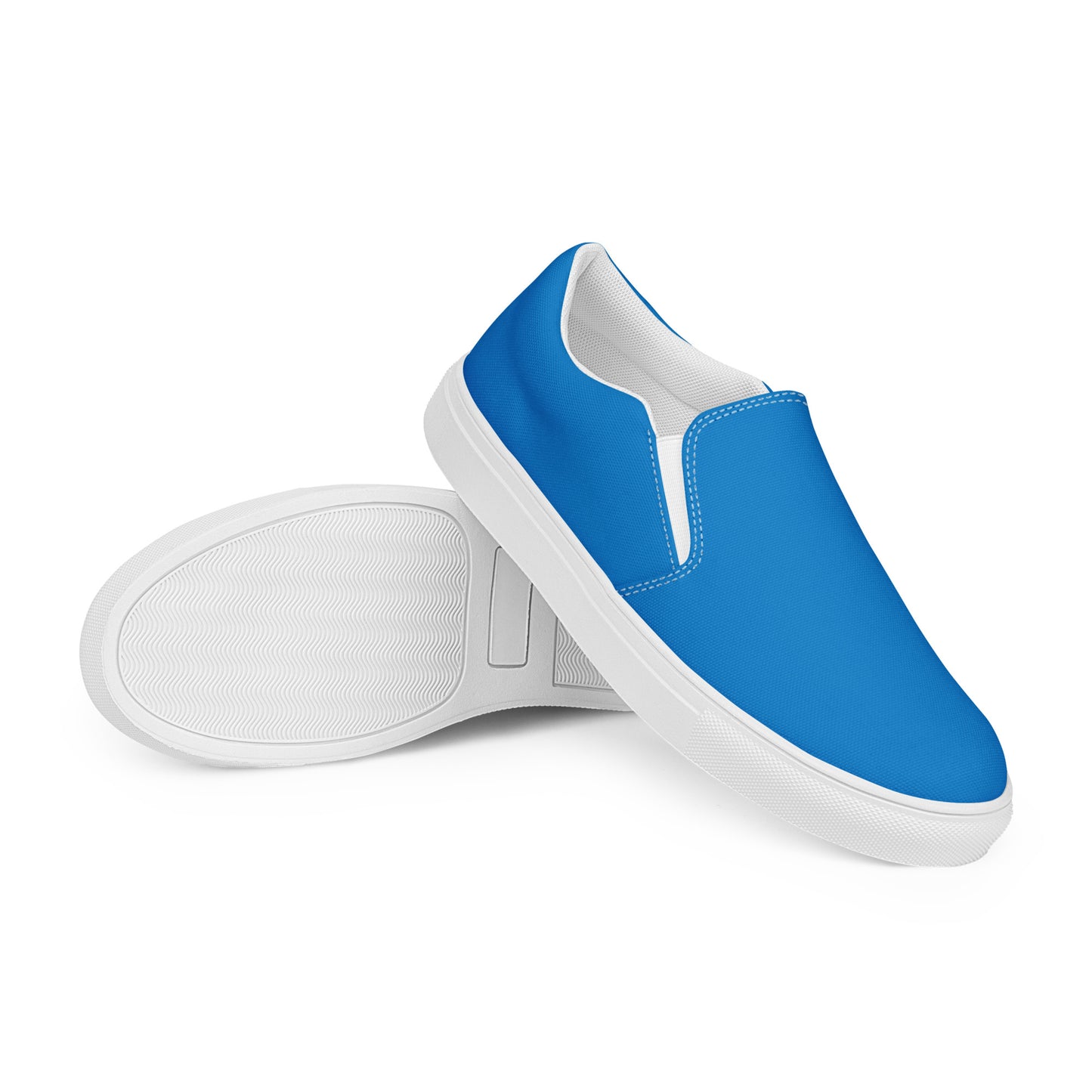 Men’s Blue slip-on canvas shoes