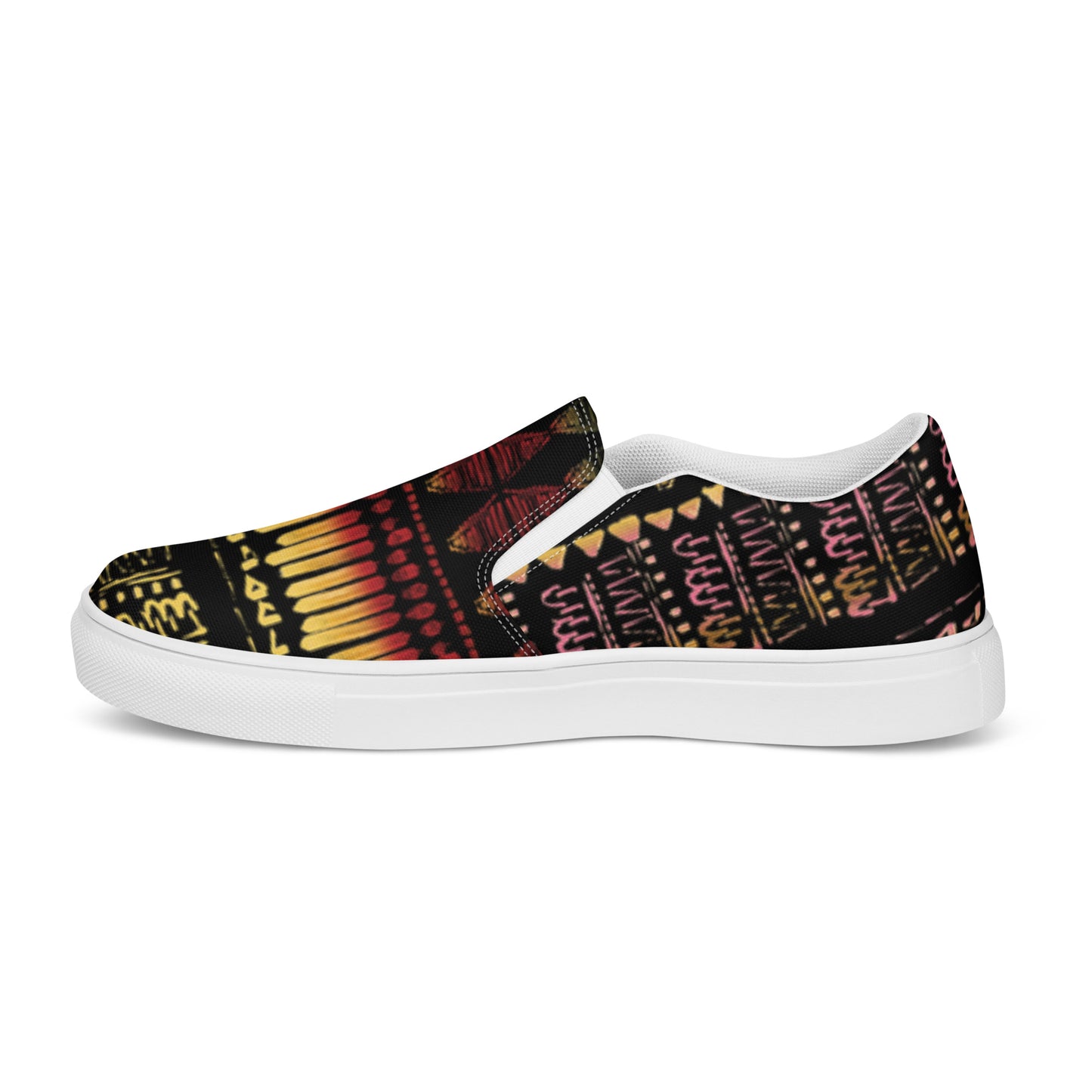 Men’s multi color slip-on canvas shoes