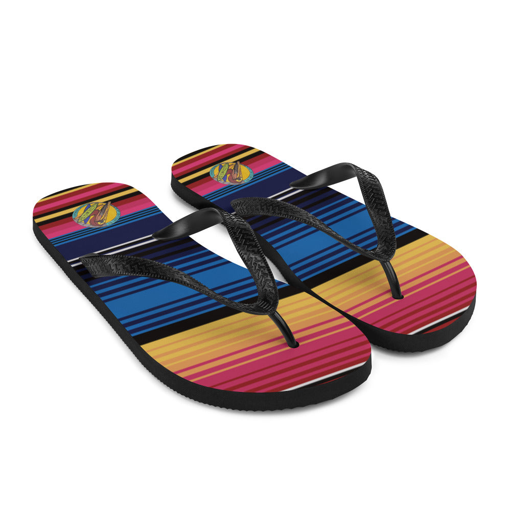 Mexican Blanket, Men's Flip-Flops