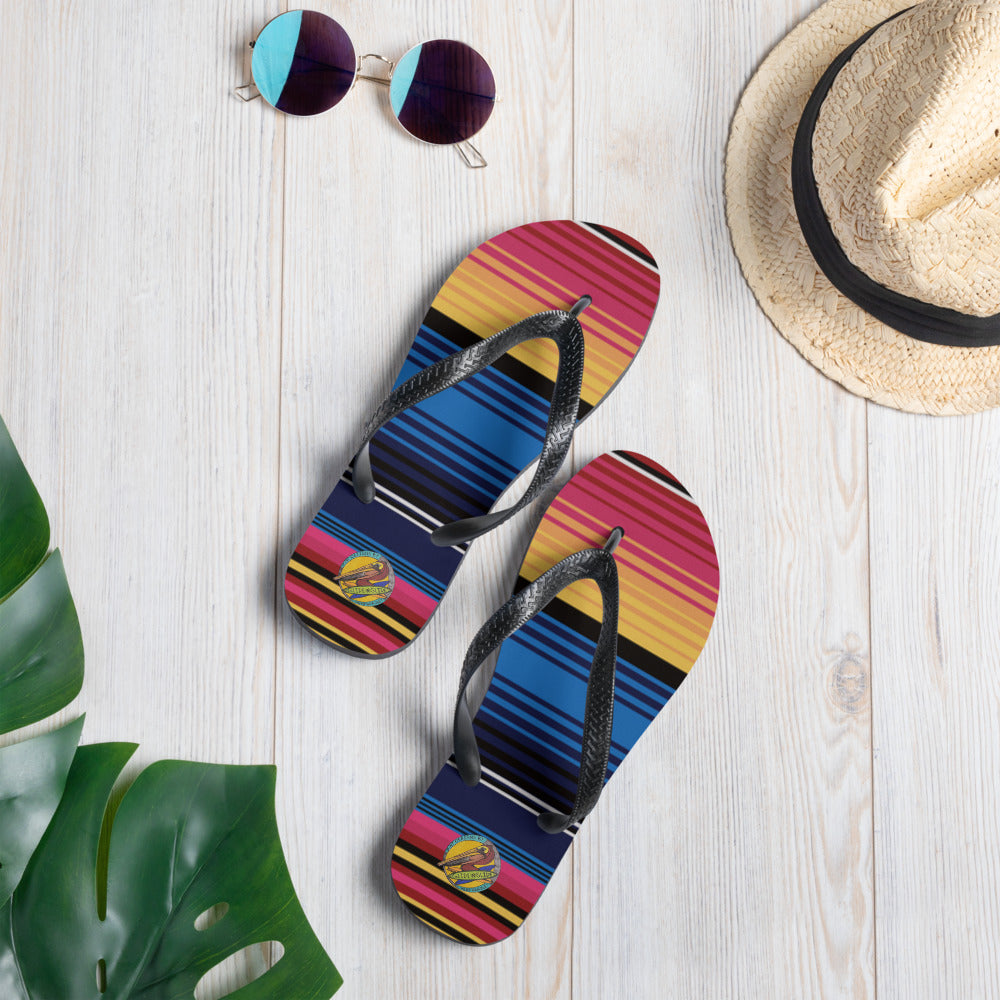 Mexican Blanket, Men's Flip-Flops