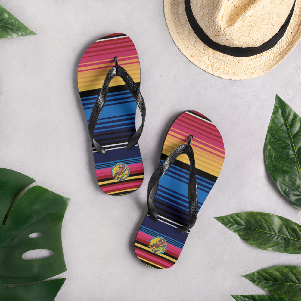 Mexican Blanket, Men's Flip-Flops