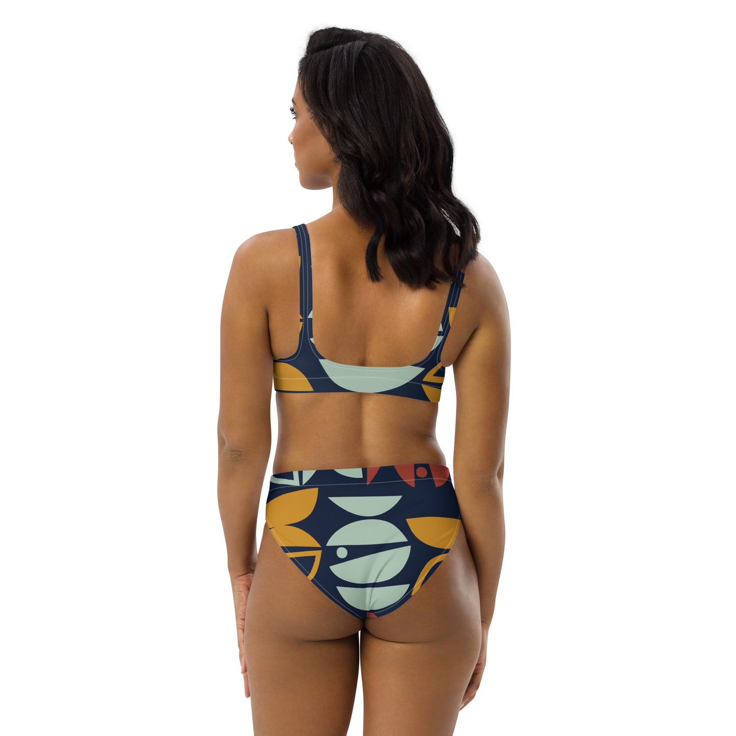 Recycled high-waisted 2 piece bikini
