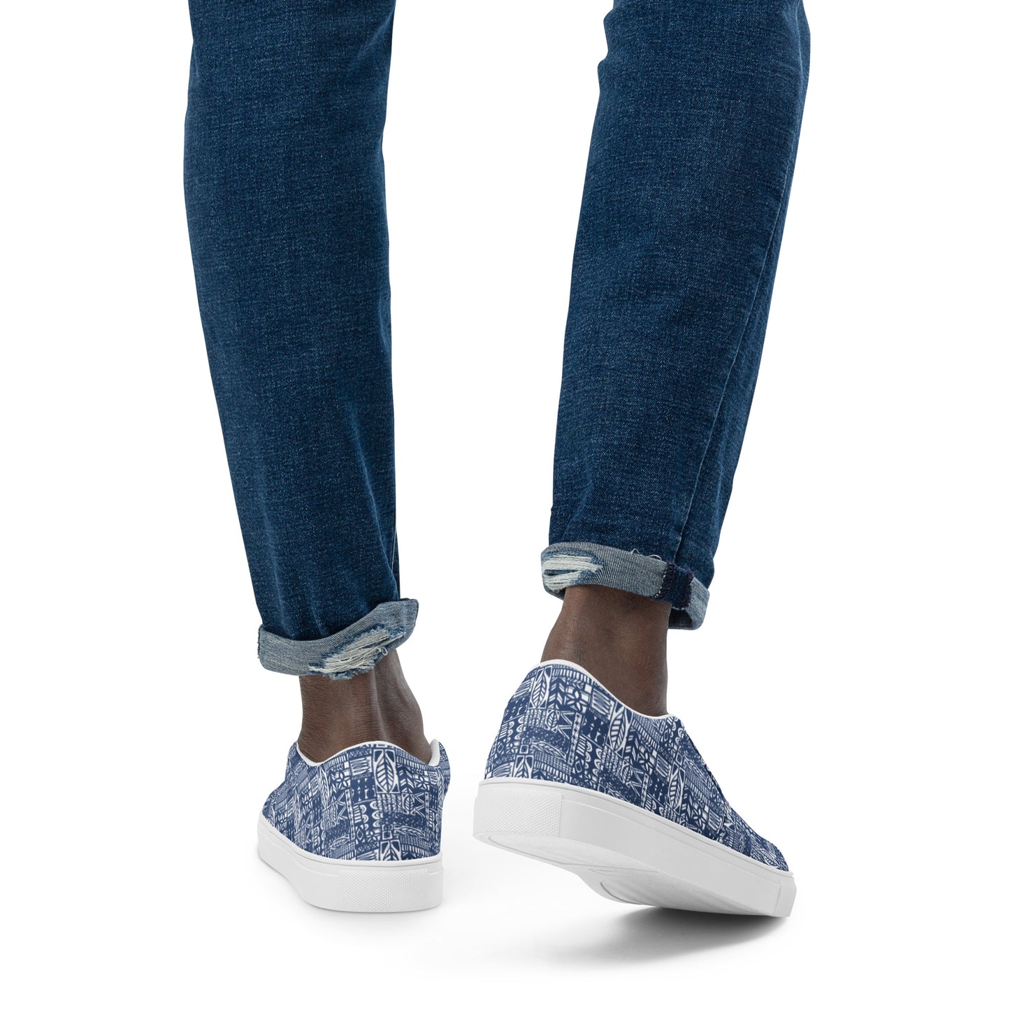 Men’s slip-on Aloha Print Canvas Shoes