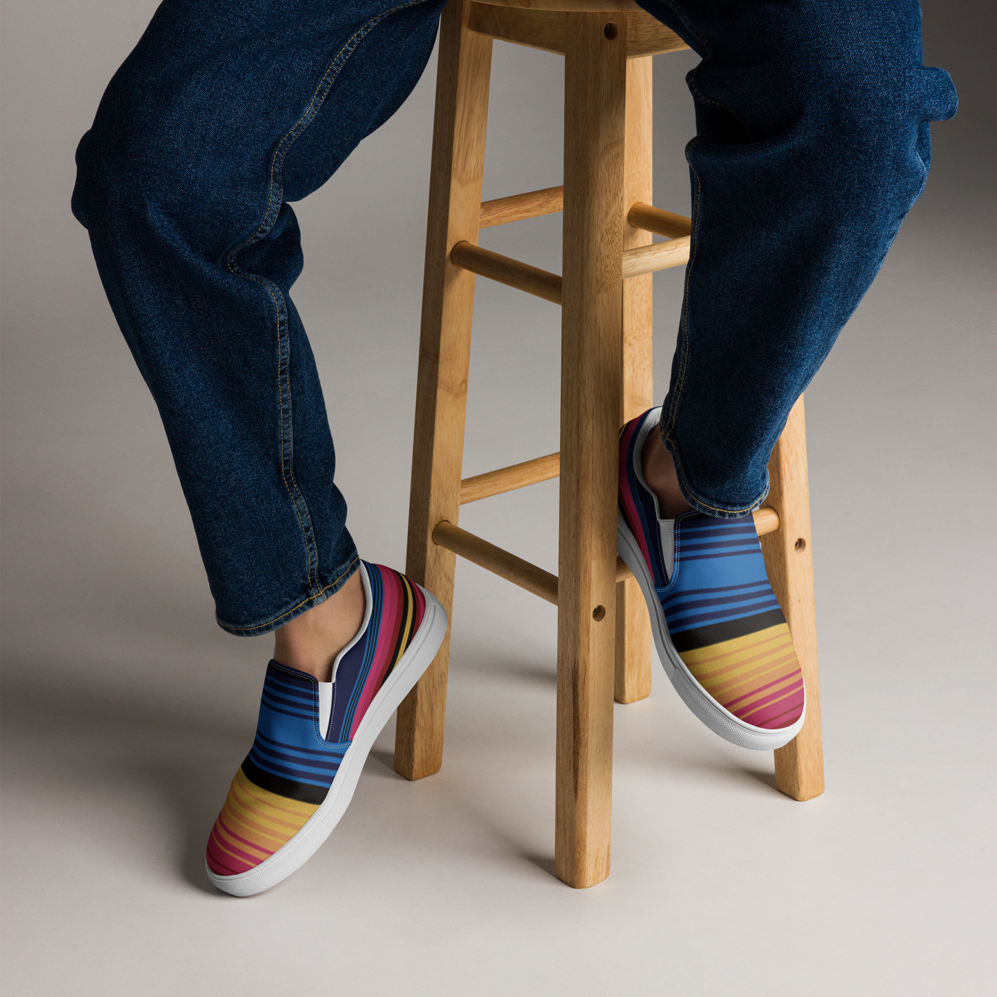 The Mexican Blanket Shoe slip on canvas shoes