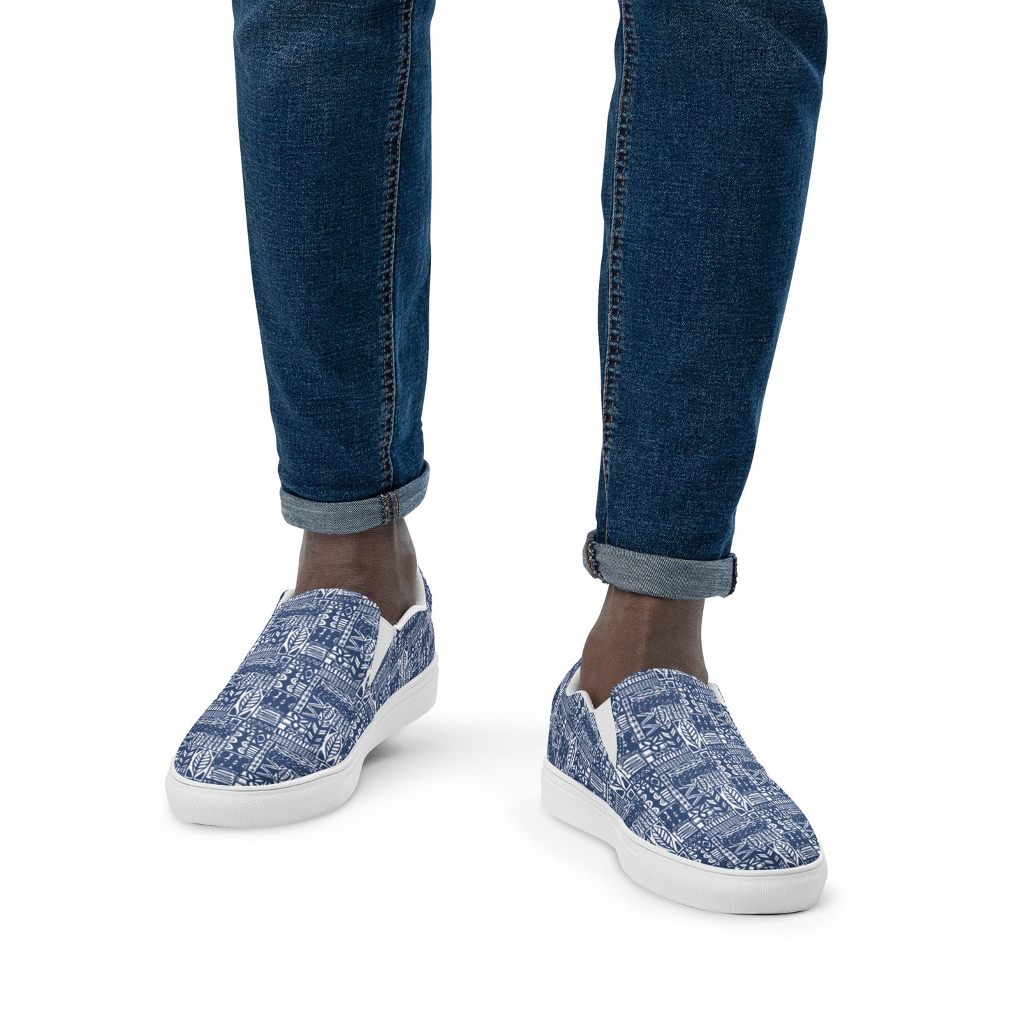 Men’s slip-on Aloha Print Canvas Shoes