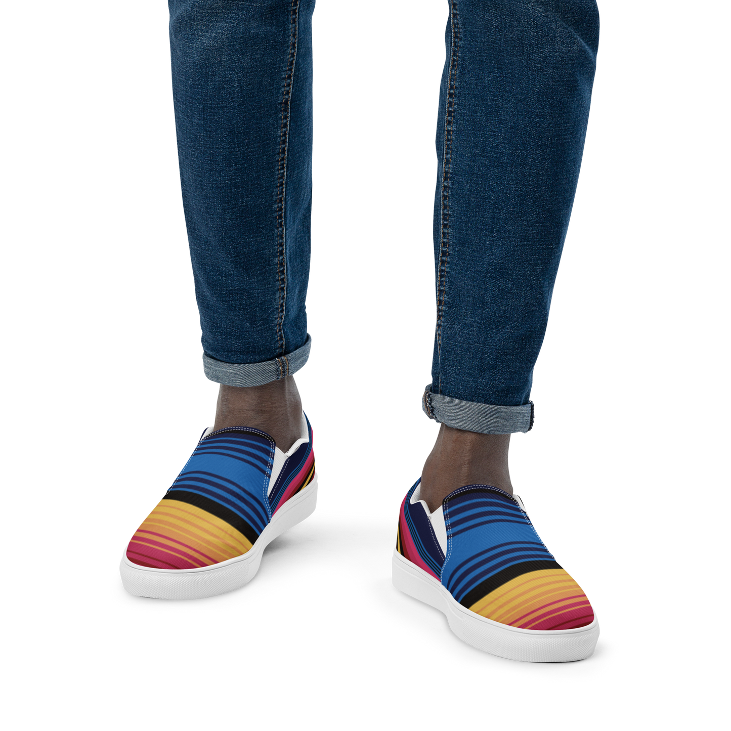 The Mexican Blanket Shoe slip on canvas shoes