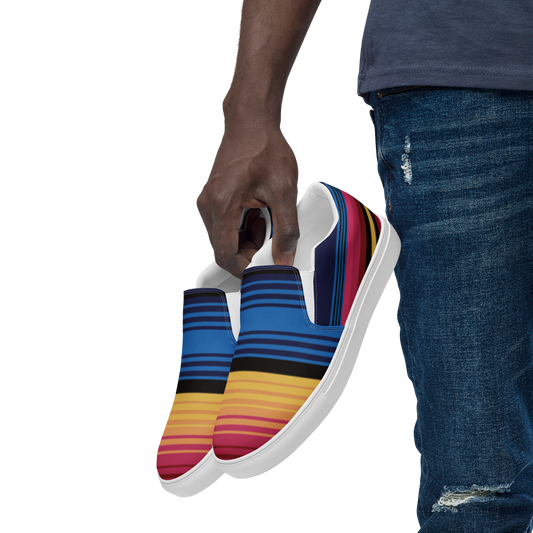 The Mexican Blanket Shoe slip on canvas shoes
