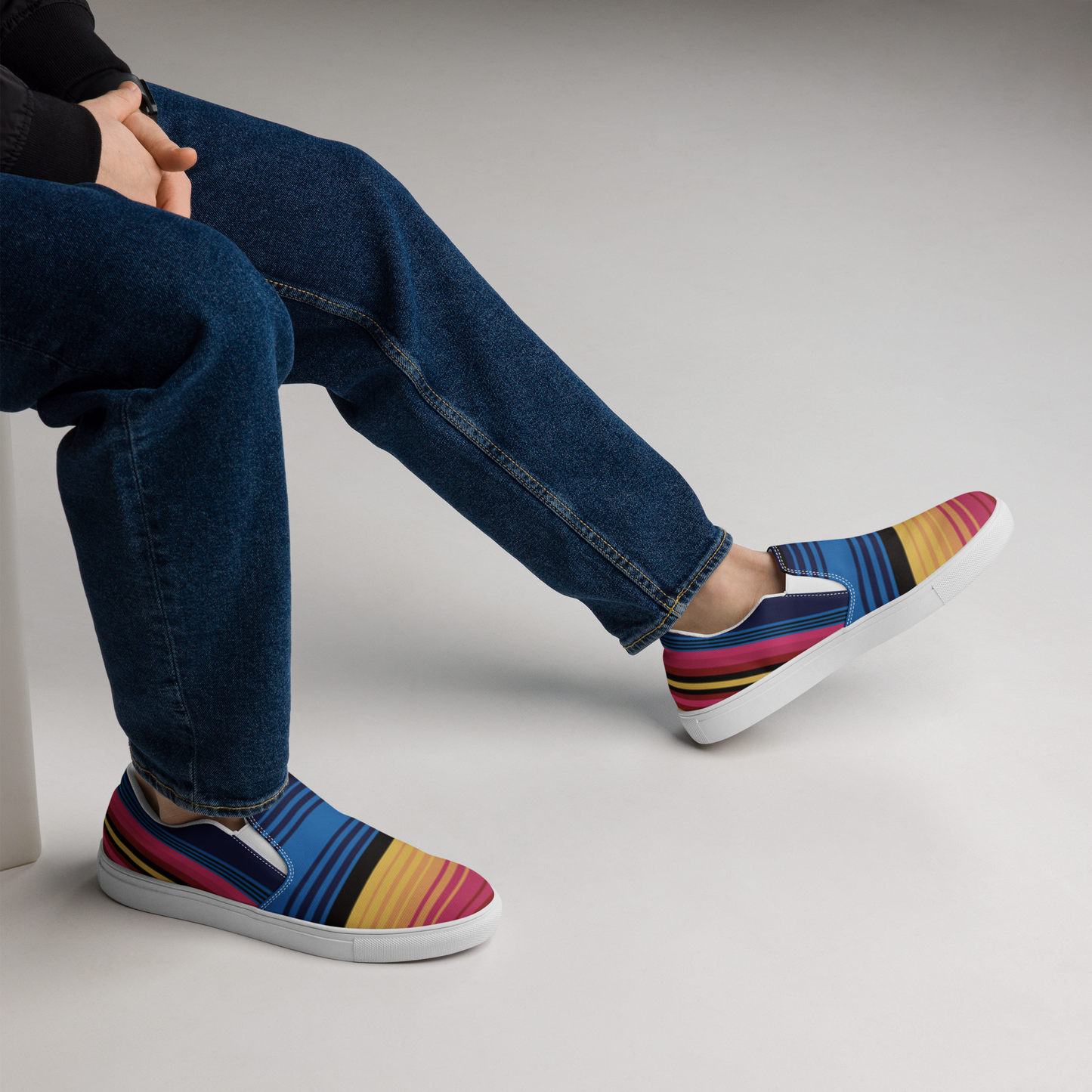 The Mexican Blanket Shoe slip on canvas shoes